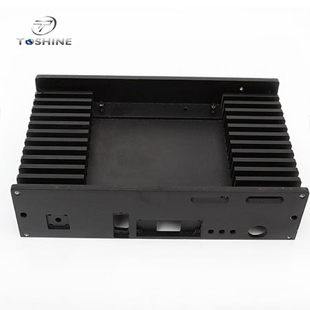 Aluminum Extrusion Black Heat Sink Plate