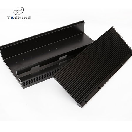 Aluminum Extrusion Black Heat Sink Plate