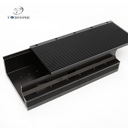 Aluminum Extrusion Black Heat Sink Plate