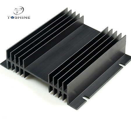 Irregular CNC Tooths Heatsink Aluminum Profile