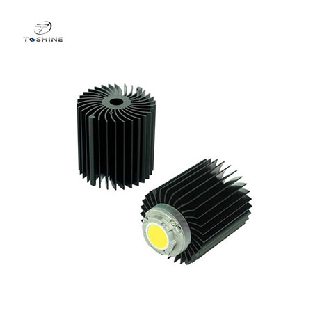Anodized Extrusion Sunflower Heat Sink Aluminum Profile