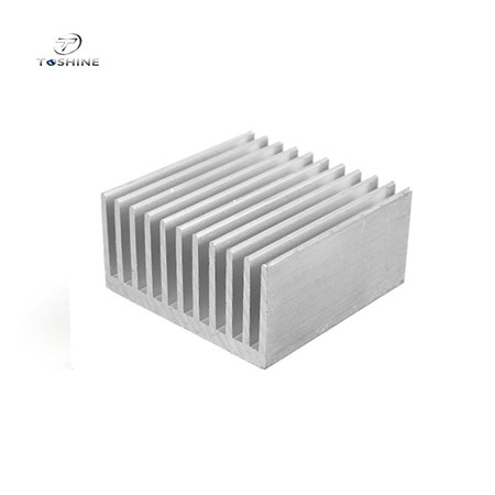 Sliver Andoized Dense Tooth Heatsink Aluminum Profile