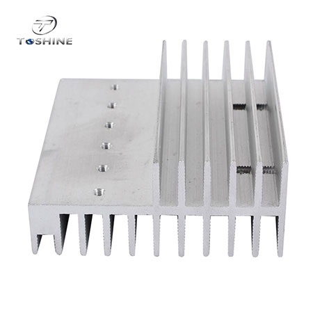 Irregular CNC Tooths Heatsink Aluminum Profile