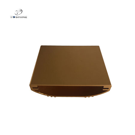 Extruded Aluminum Rail Willow-shaped Profile