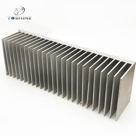Industry Large Tooth Extrusion Heat Sink Aluminum Profile