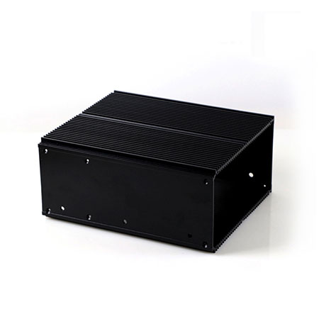 Industry Black Anodized Aluminum Heat Sink Case