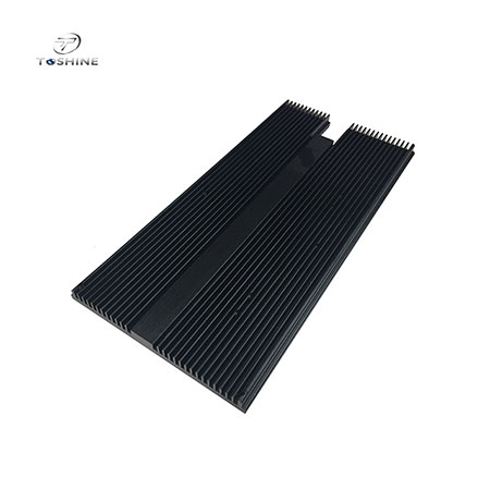 Extruded Aluminum Fins Heat Sink Plate