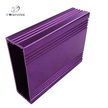 Customized Color Anodized Aluminum Heat Sink Shell