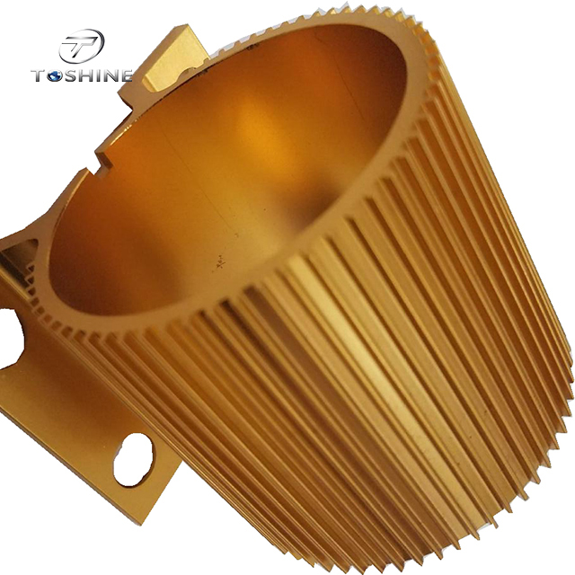 Extruded Aluminum Heat Sink With CNC Process